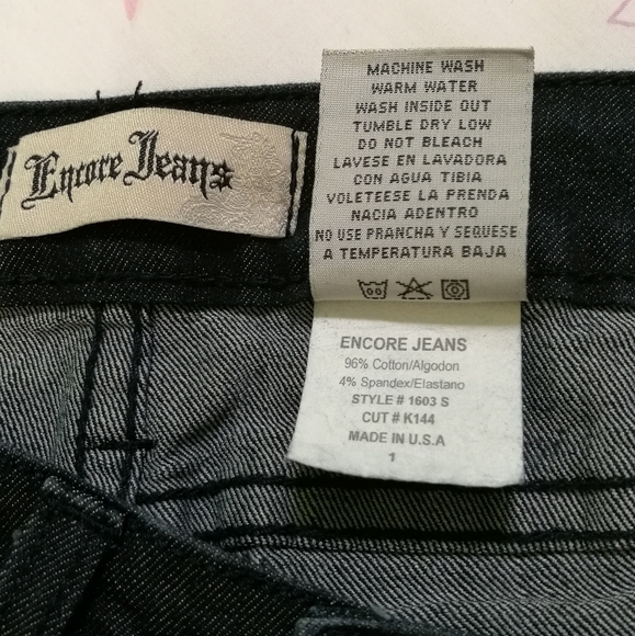 00 ENCORE JEANS with Full Leg Zipper - Picture 9 of 9